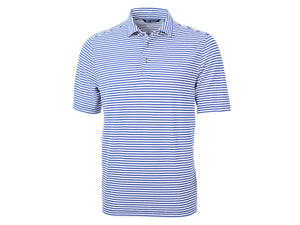 Cutter & Buck Virtue Eco Pique Stripe Recycled Mens Polo