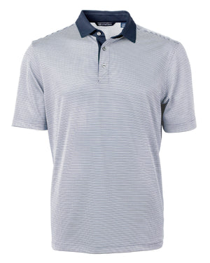 Cutter & Buck Virtue Eco Micro Stripe Recycled Mens Polo
