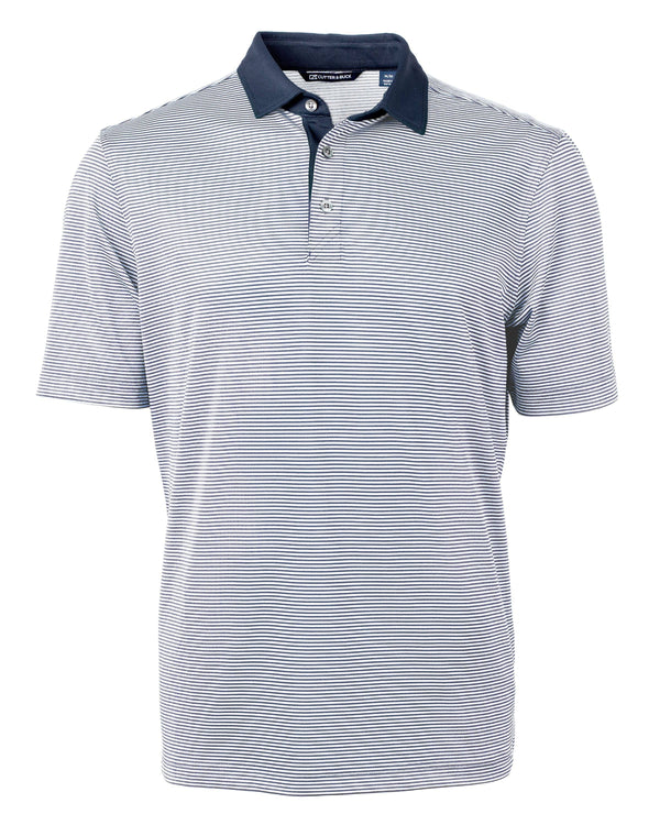 Cutter & Buck Virtue Eco Micro Stripe Recycled Mens Polo