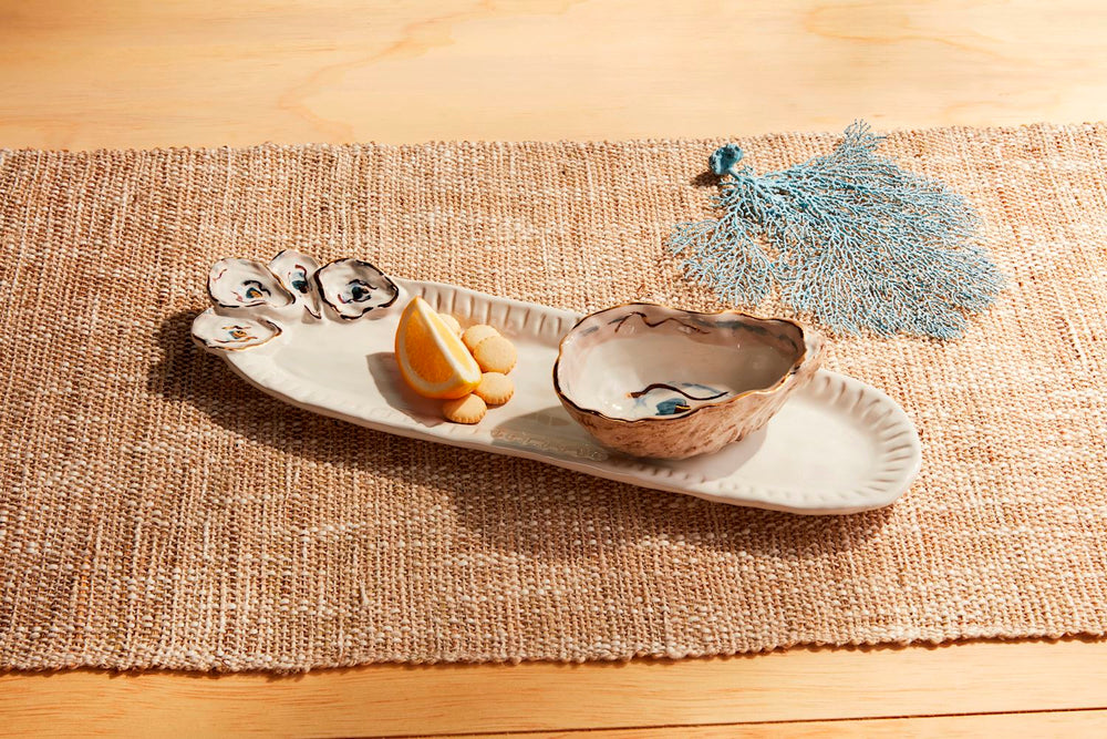 Oyster Tray & Dip Set