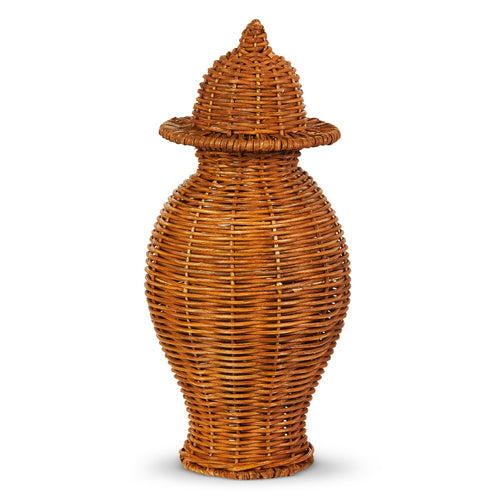 Woven Wicker Vase