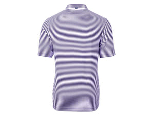 Cutter & Buck Virtue Eco Pique Stripe Recycled Mens Polo