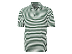 Cutter & Buck Virtue Eco Pique Stripe Recycled Mens Polo