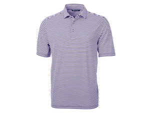 Cutter & Buck Virtue Eco Pique Stripe Recycled Mens Polo