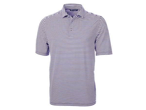 Cutter & Buck Virtue Eco Pique Stripe Recycled Mens Polo