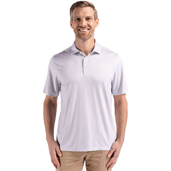 Cutter & Buck Pike Eco Diamond Dot Print Mens Polo