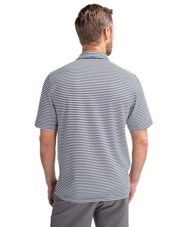 Cutter & Buck Virtue Eco Pique Stripe Recycled Mens Polo