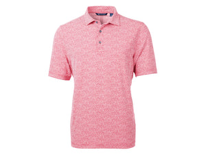 Cutter & Buck Virtue Eco Pique Botanical Print Recycled Polo