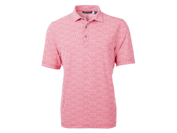 Cutter & Buck Virtue Eco Pique Botanical Print Recycled Polo