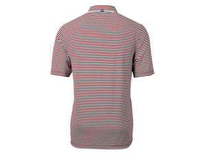 Cutter & Buck Virtue Eco Pique Stripe Recycled Mens Polo