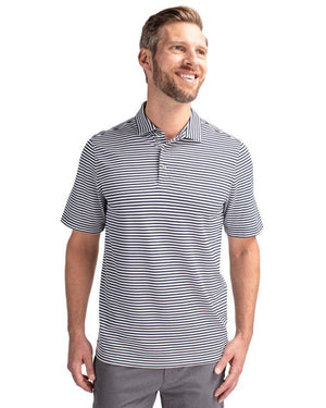 Cutter & Buck Virtue Eco Pique Stripe Recycled Mens Polo