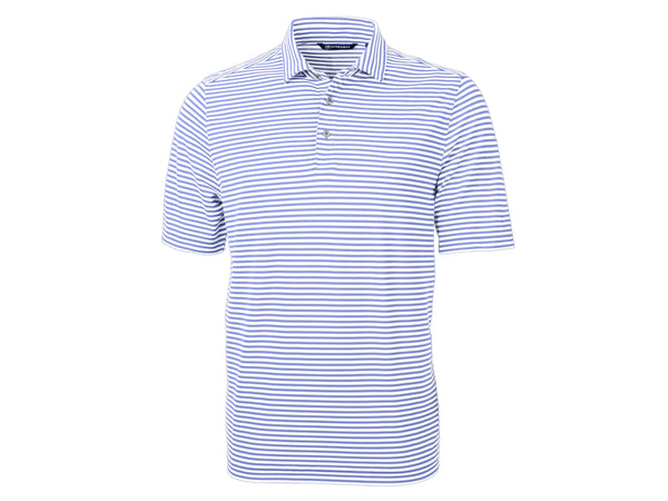 Cutter & Buck Virtue Eco Pique Stripe Recycled Mens Polo