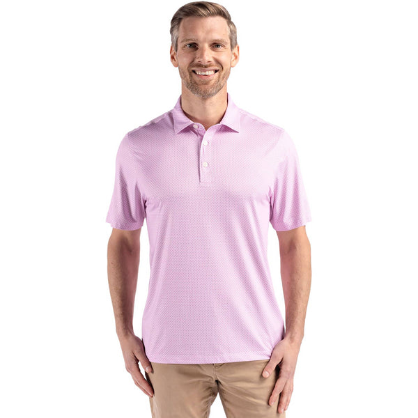 Cutter & Buck Pike Eco Diamond Dot Print Mens Polo