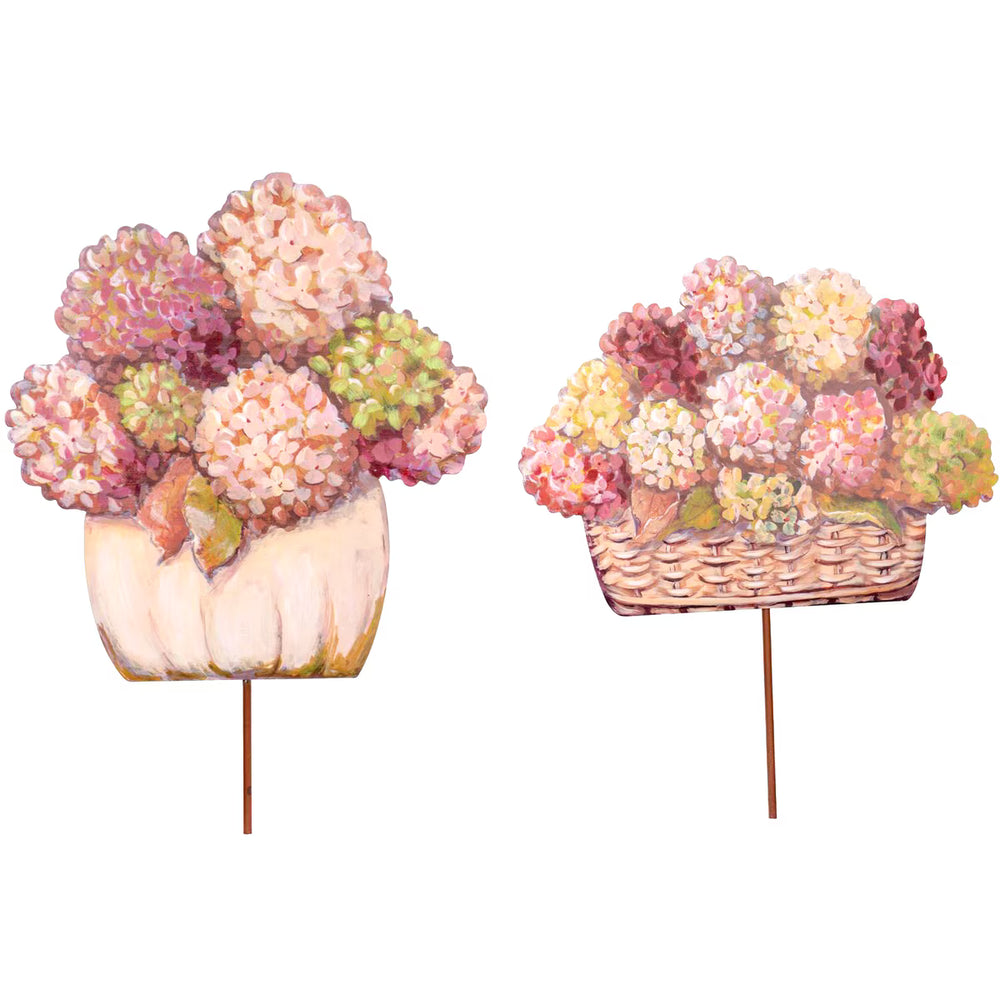 Fall Hydrangea Pumpkin Basket