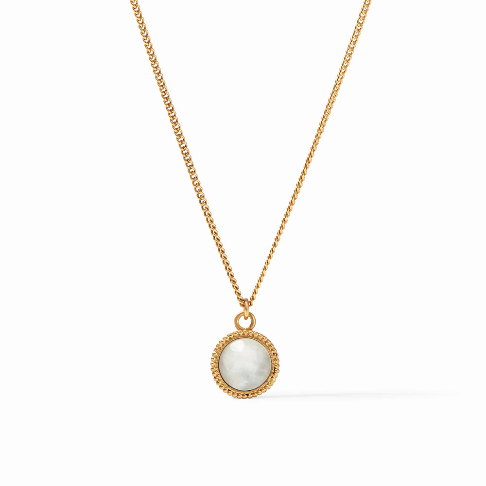 Fleur-de-Lis Solitaire Necklace