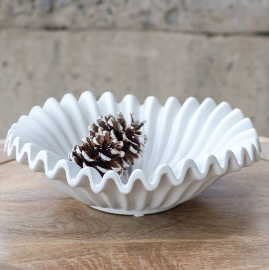 Matte White Deco Dish
