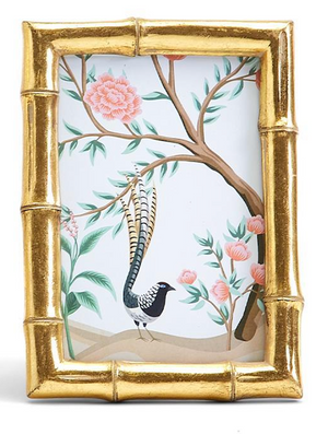 Gold Faux Bamboo Photo Frame