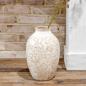 Beige Heirloom Vase