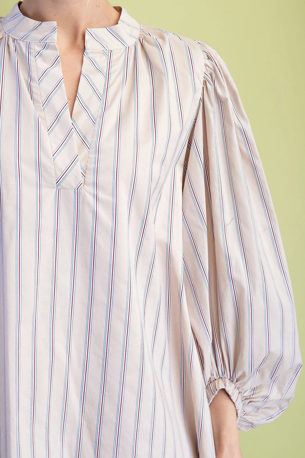 Mixed Stripe Print Mini Dress