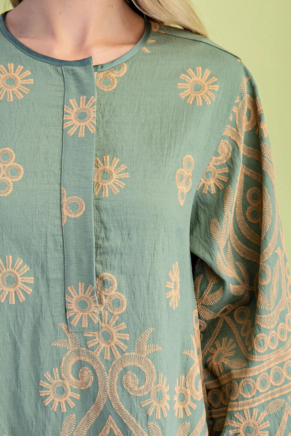 Textured Print Mini Dress