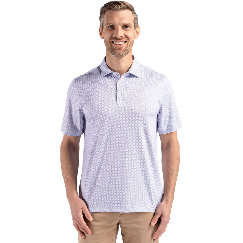 Cutter & Buck Pike Eco Diamond Dot Print Mens Polo