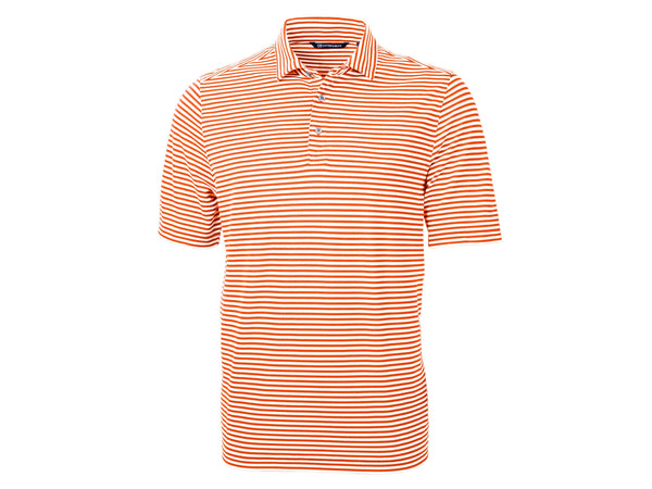 Cutter & Buck Virtue Eco Pique Stripe Recycled Mens Polo
