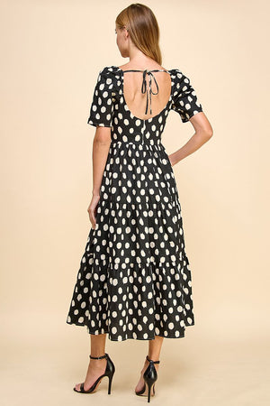 Polka Dot Midi Dress