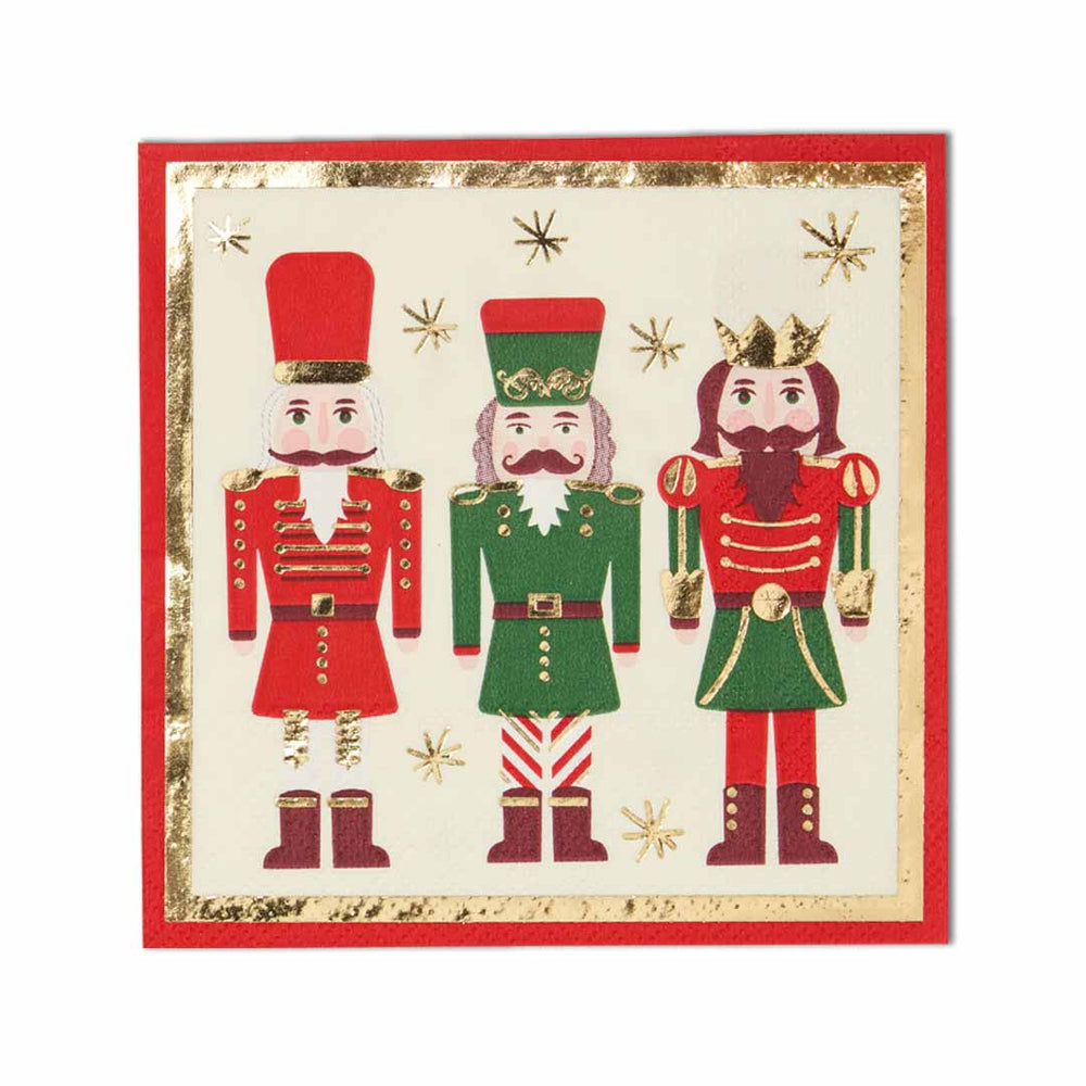 Cocktail Napkin Nutcracker Christmas/20pkg