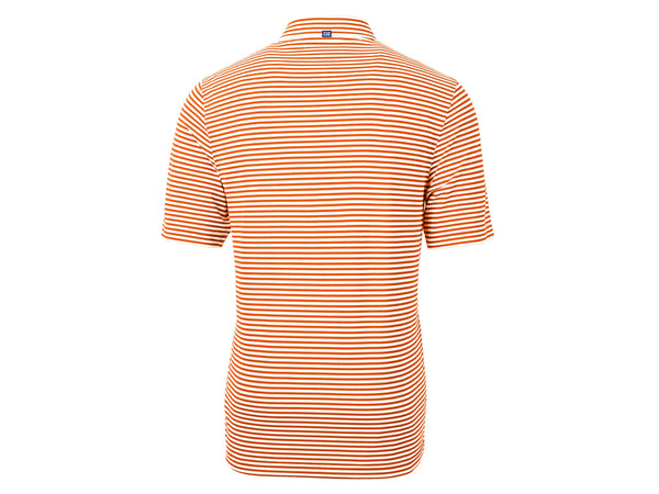 Cutter & Buck Virtue Eco Pique Stripe Recycled Mens Polo
