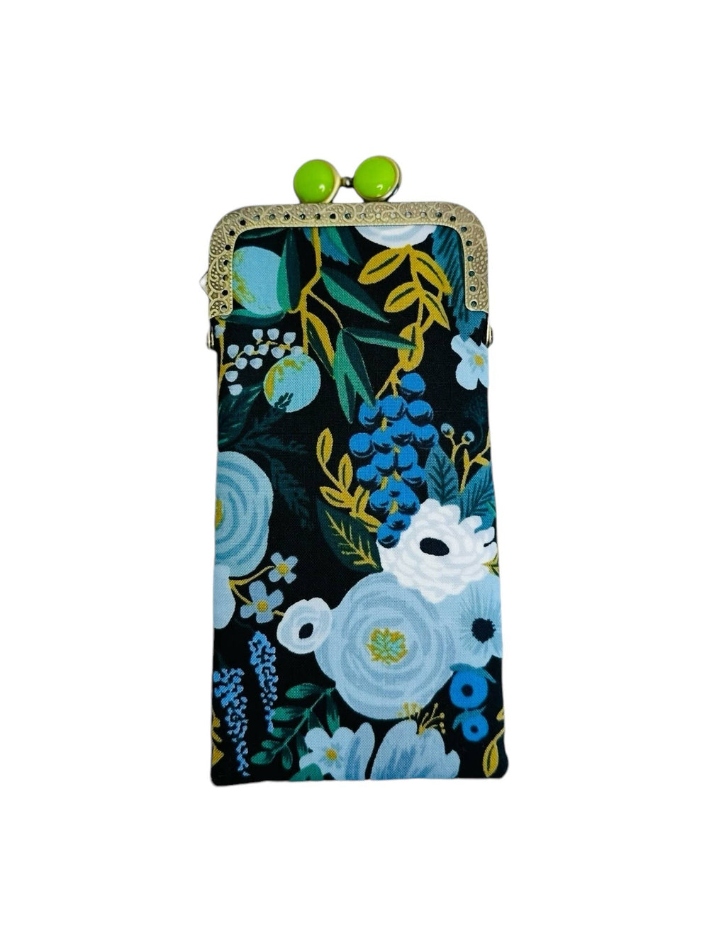 Kiki & Syds Eyeglass Case - Garden Party Blue