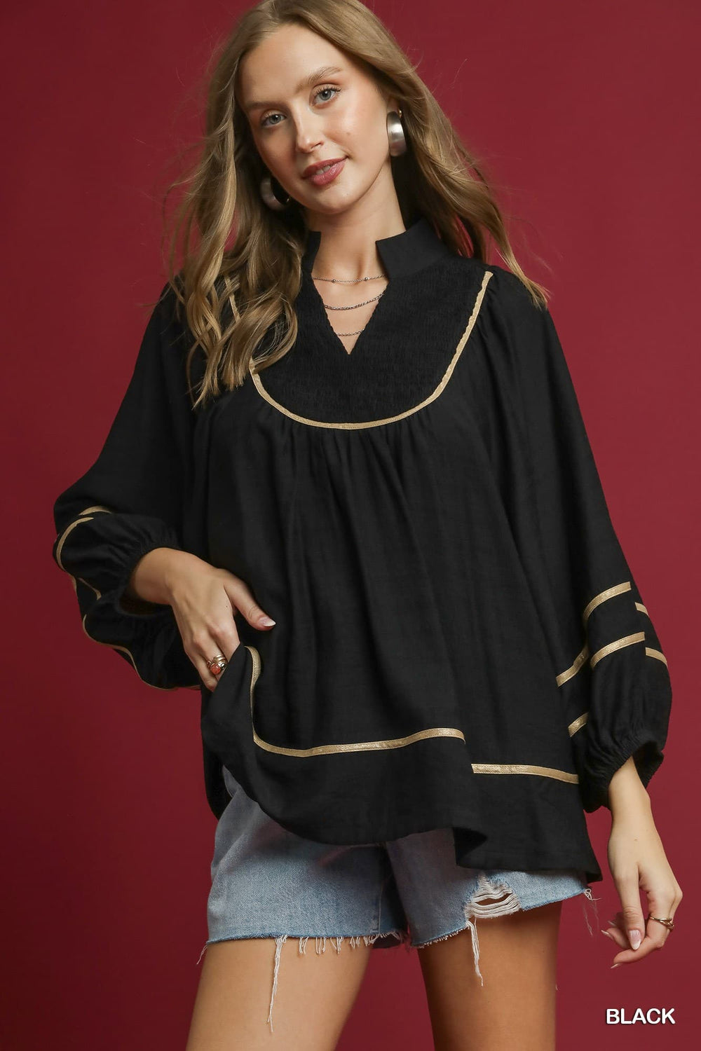 Boho Peasant Blouse