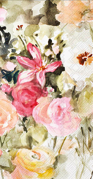 Early Summer Garden Guest Towel