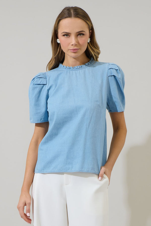Haysville Veronica Puff Sleeve Blouse