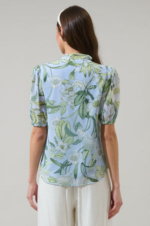 Serenade Bloom Rayna Bow Blouse