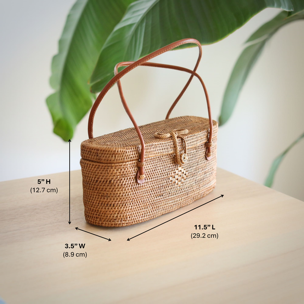 Bali Underarm Rattan Bag