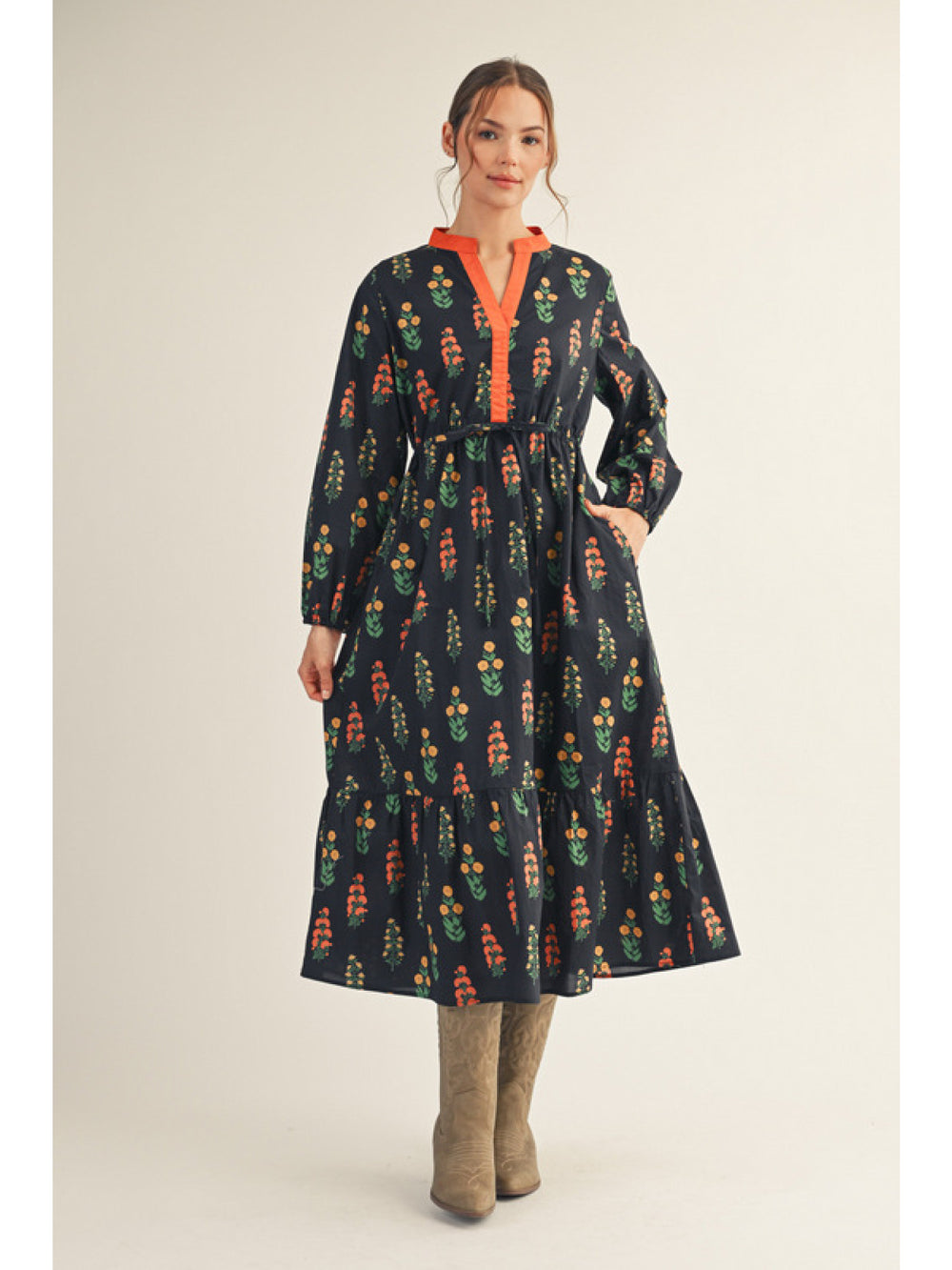 Floral Midi Dress