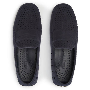 Navy Suede Floafer Loafer
