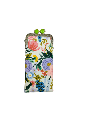 Kiki & Syds Eyeglass Case - Garden Party Ivory