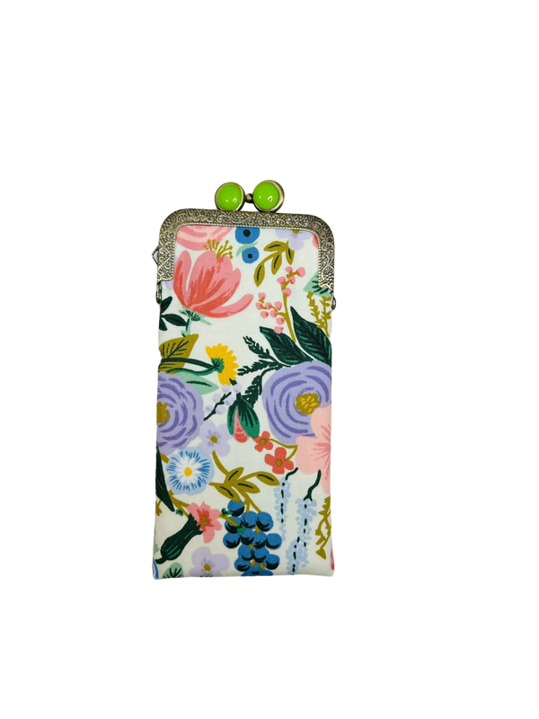 Kiki & Syds Eyeglass Case - Garden Party Ivory