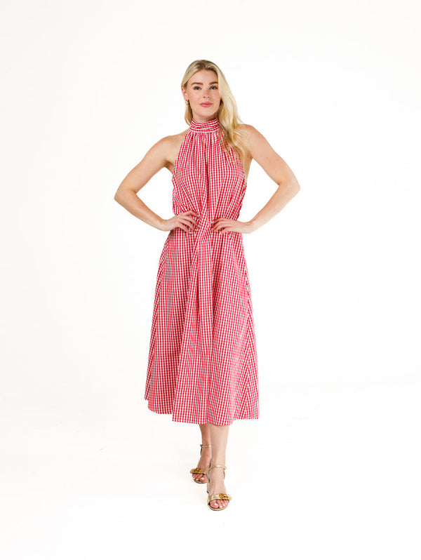 Blythe Dress in Red Gingham