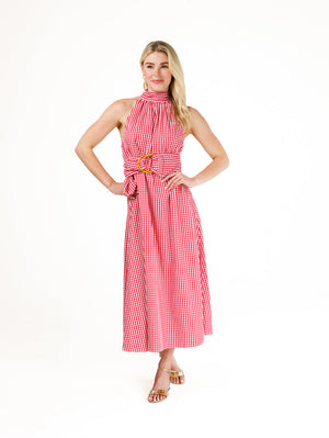 Blythe Dress in Red Gingham