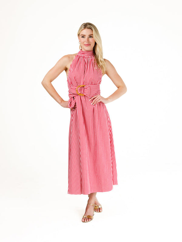 Blythe Dress in Red Gingham