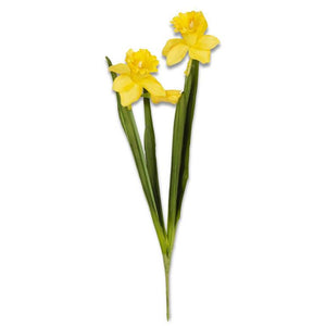 Yellow Real Touch Daffodil w/Double Bloom