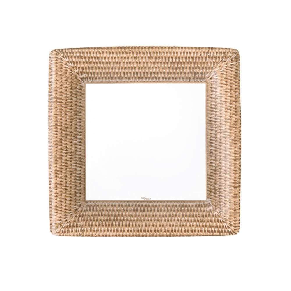 Rattan Salad/Dessert Plates Square