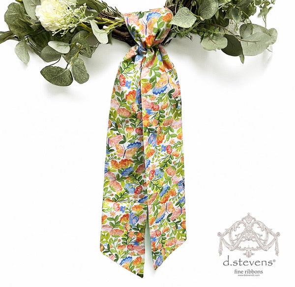 Poplin Mix Spring Floral Sash