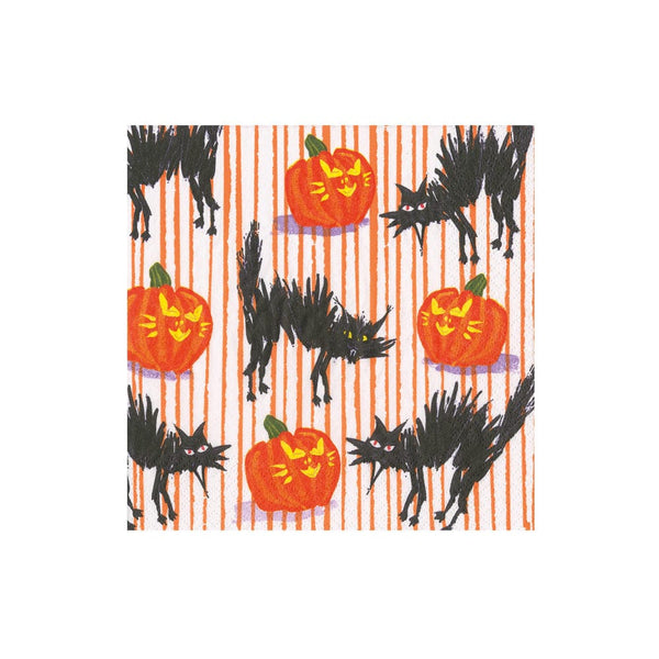 Halloween Cats Napkin Box Cocktail Napkin