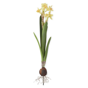 Yellow Real Touch Daffodil Bulb Pick