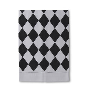 Black & White Check Tea Towel