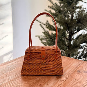 Bali Rattan Handbag - Maya