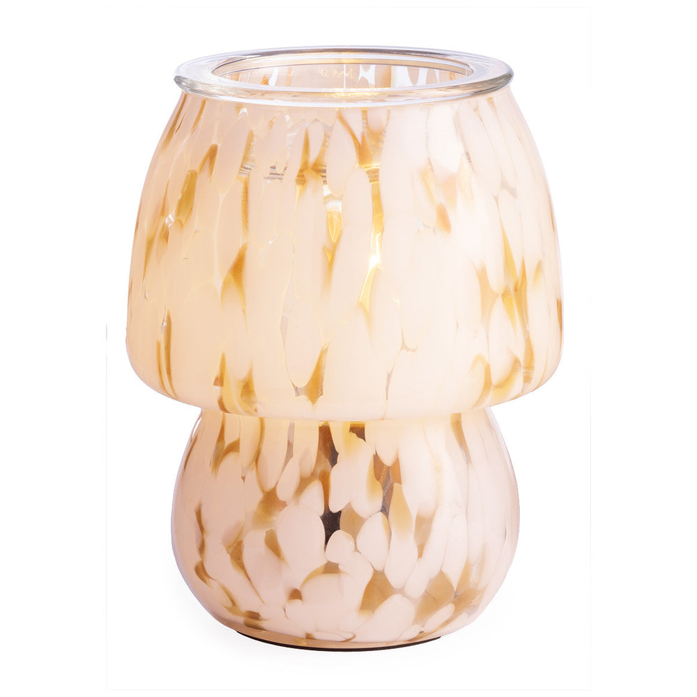 Vintage Bulb Illumination Fragrance Warmer Art Glass Lamp